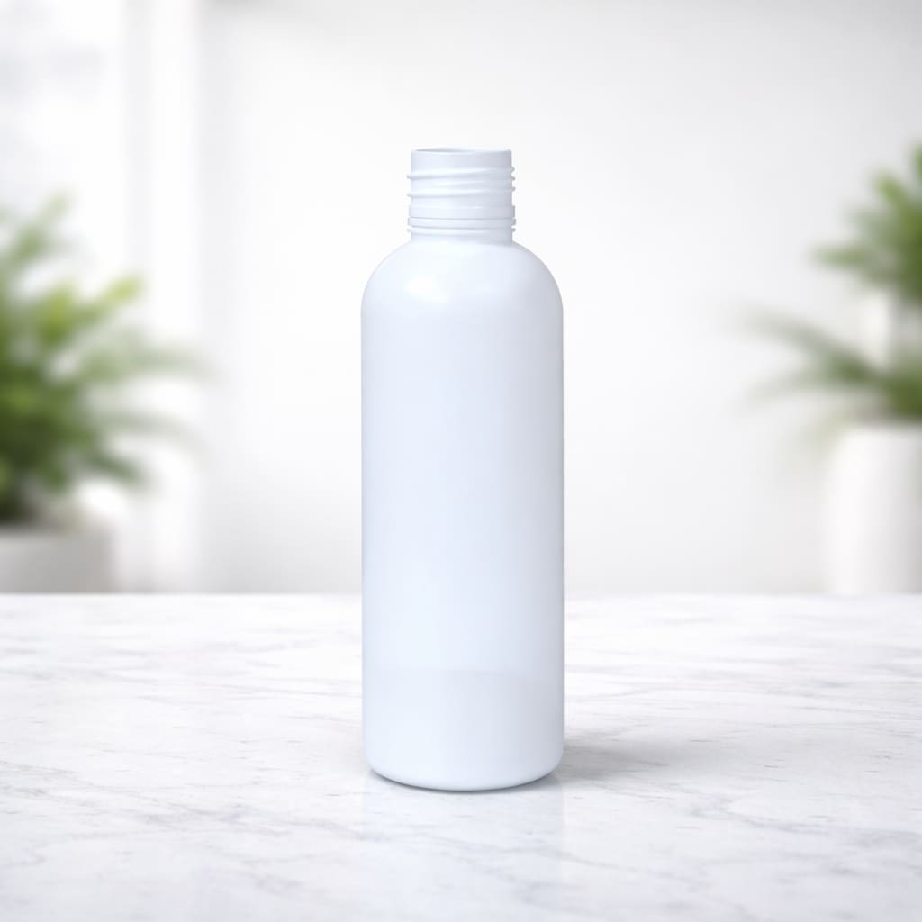 Premium shampoo bottle with pump dispenser